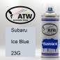 Preview: Subaru, Ice Blue, 23G: 400ml Sprühdose, von ATW Autoteile West.